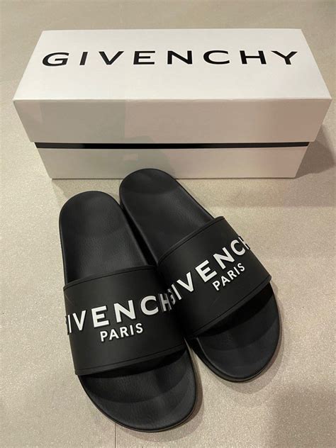 givenchy raised logo slides|Givenchy logo images.